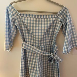 Nasty Gal Gingham Romper